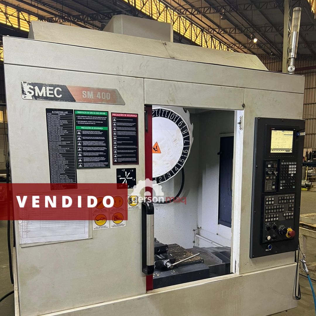 CENTRO DE FURACAO E ROSQUEAMENTO SAMSUNG SMEC SM400 ANO 2019